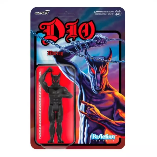 DIO ReAction W1 - Murray  Figure SUPER7 3.75" with metal chain accessory.