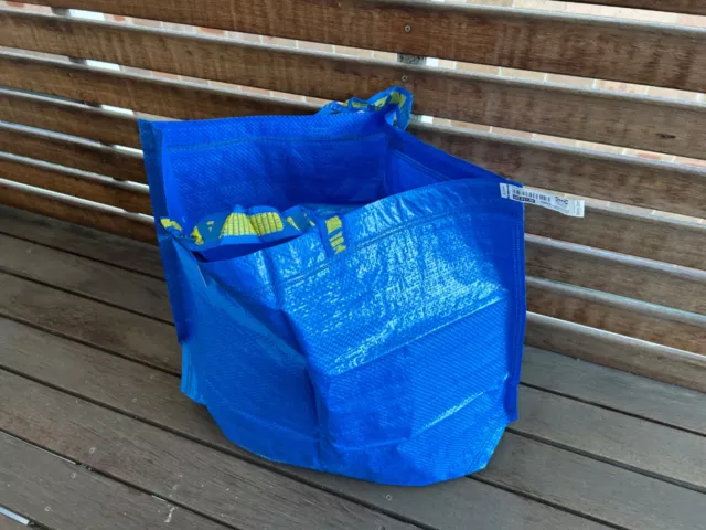 IKEA FRAKTA Medium Eco Carrier Carry Bag 36L 25kg Shopping Laundry Sport Storage