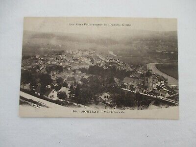 CPA morteau vue generale postcard old 1919