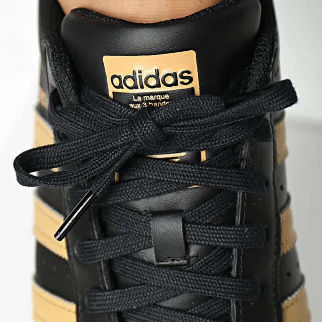 Adidas Originals Superstar Men’s Sneaker Athletic Shoe Black Gold Trainers #498 3