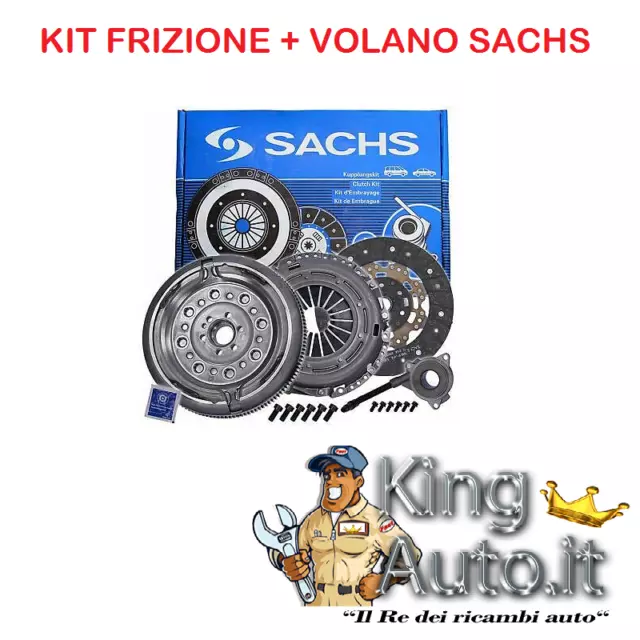 Kit Frizione + Volano Sachs Audi A3 Vw Golf 2.0 Tdi 103Kw 140 Cv Bkd