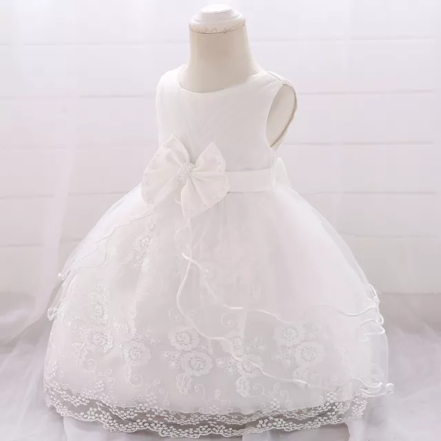 Neu Säugling Hochzeit Prinzessin Baby Mädchen Kleid Kleinkind süß Party Kinder Kleidung 2