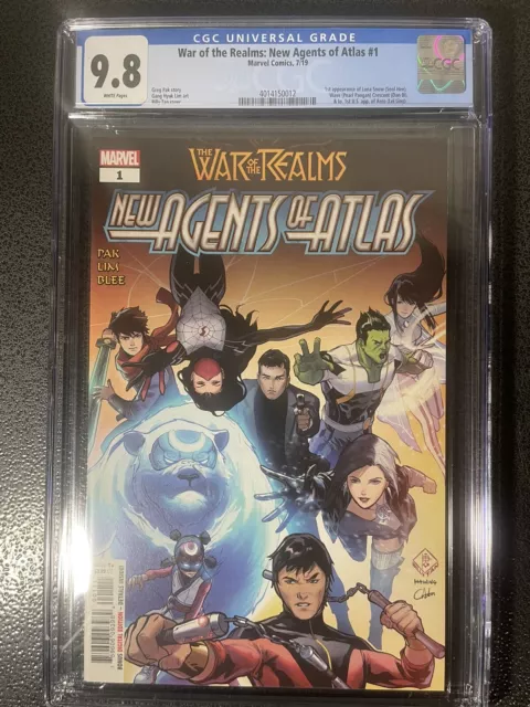 War of the Realms: New Agents of Atlas #1 First Print CGC 9.8