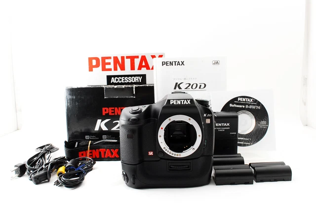[4,173 shot] PENTAX K20D 14.6MP Digital SLR Camera + Battery grip [Near Mint]