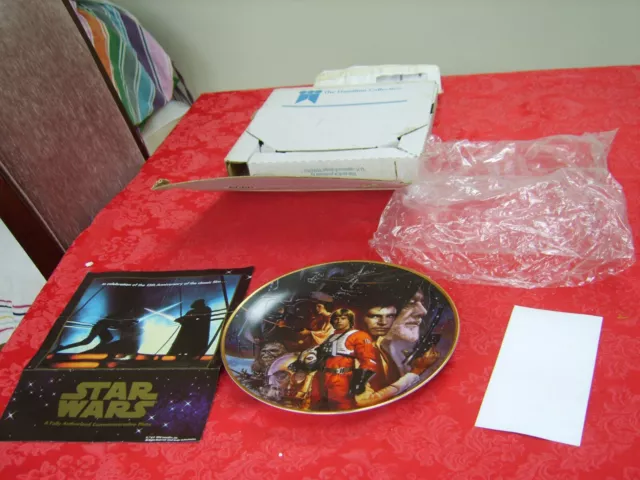 The Hamilton Collection Star Wars from Star wars Trilogy Plate