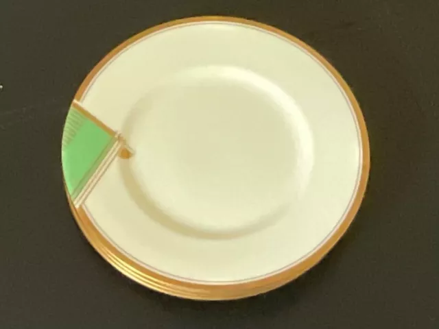 Vintage Art Deco ROYAL DOULTON Savona Side Plates x 5 Excellent Condition