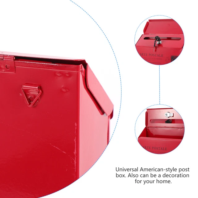 Weatherproof Letter Box Mailbox Suggestion Box Lock Complaint Box 4
