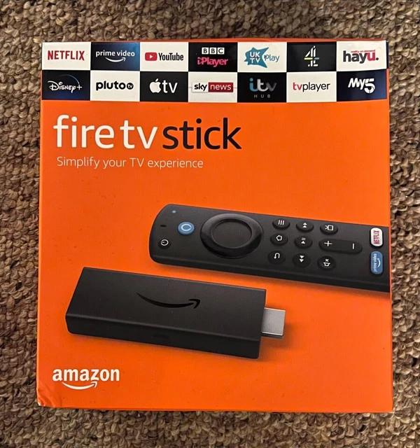 AMAZON FIRE TV Stick HD with Alexa Voice Remote 3rd Gen Black - UK NEW ...