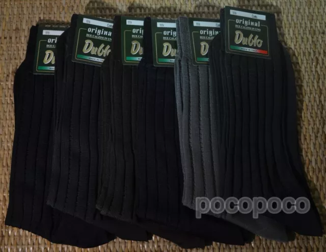 6 Paia di calzini corti da uomo cotone filo scozia Dublo art. CD0335C