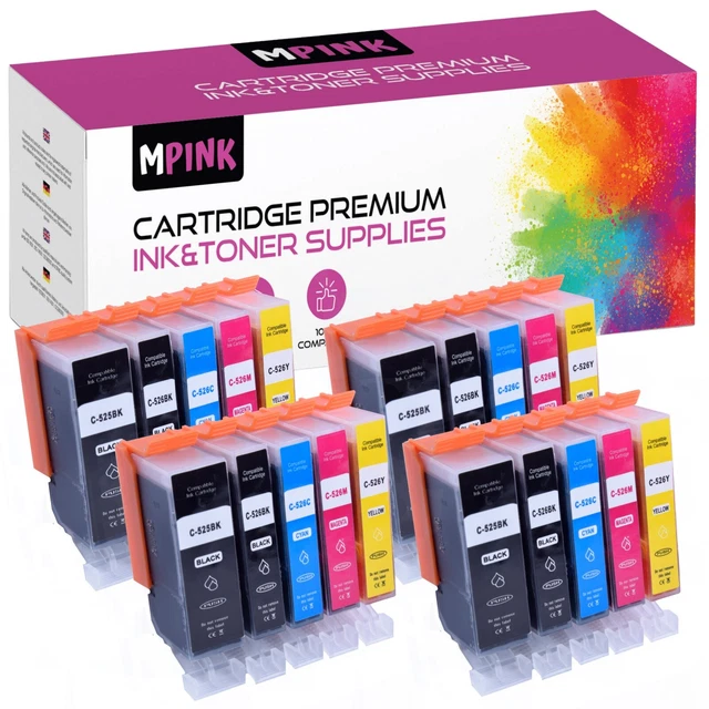 30x tinte für Canon PIXMA IP4850 4950 MG5150 MG5250 MG5300 MG8150 MX885