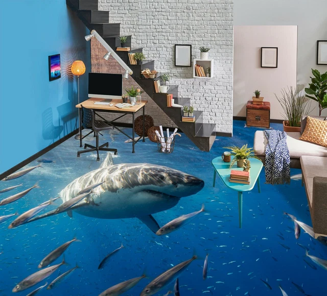3D Dolphin Game AJ117 Fond d'écran Mur Peintures Murales Amovible