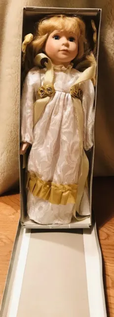 THE HERITAGE SIGNATURE COLLECTION Porcelain Angel Doll Cherel