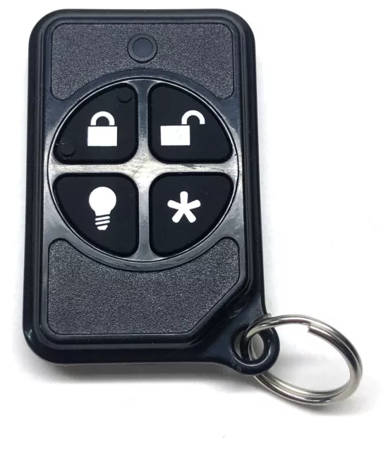 GE Security Interlogix 4 botones alarma micro llavero 600-1064-95R
