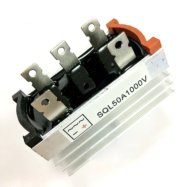 Nuovo raddrizzatore ponte trifase SQL 50A 1000V con dissipatore di calore e gene