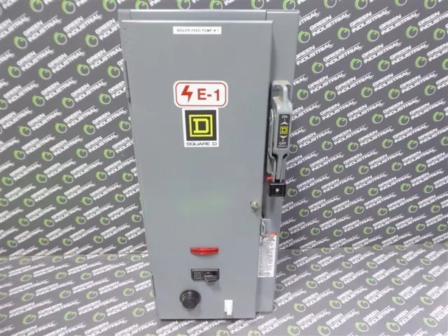 USED Square D 8538SBG11V81CFF4P1TX10 Combination Starter Size 1 30 Amps