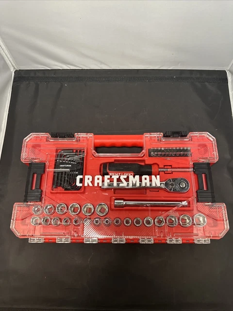 CRAFTSMAN MECHANICS TOOL Set 63 Piece SAE/Metric 3/8” Drive £35.76 ...