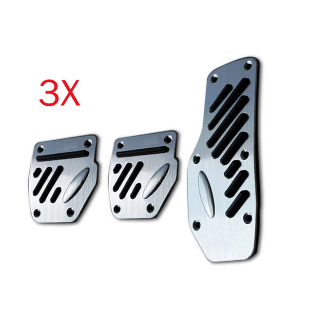 3PCS Car Non-slip Accelerator Pedal Foot Pedals Pad Cover Brake Clutch Parts US