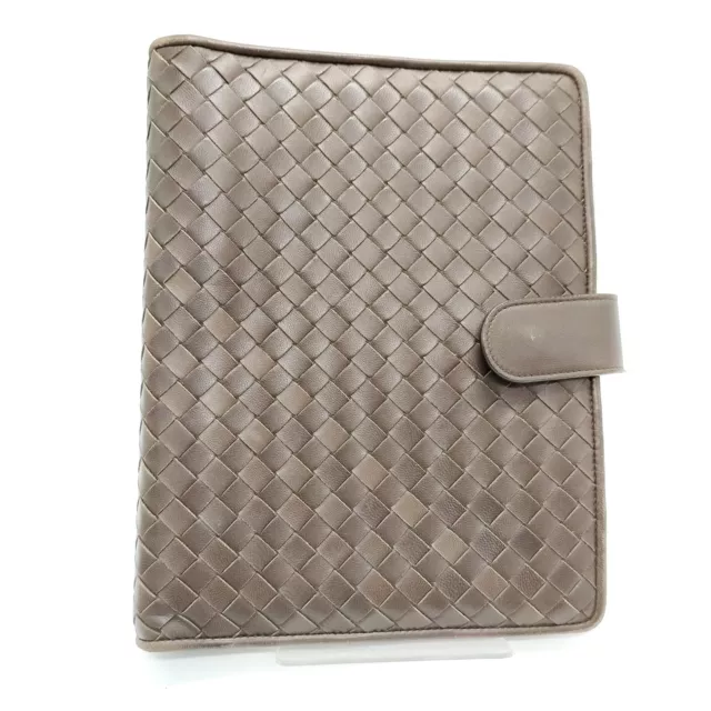 Bottega Veneta Diary Cover  Brown Leather 1618742