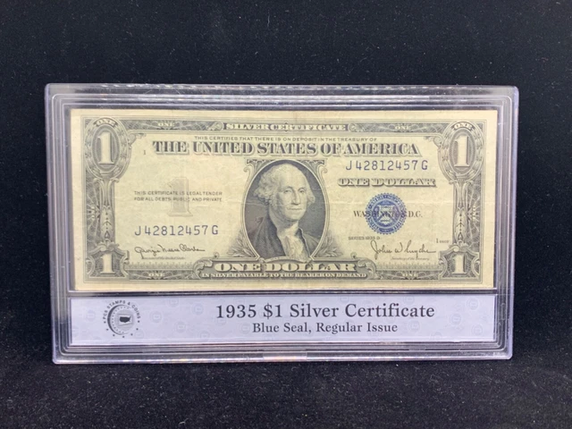 1935D Narrow - $1 Silver Certificate - Fr. 1613N -