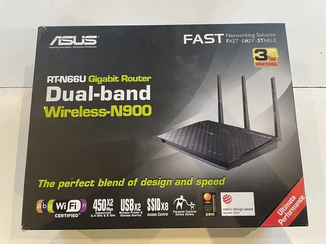 ASUS RT-N66U / Dual-band Wireless-N900 Gigabit Router