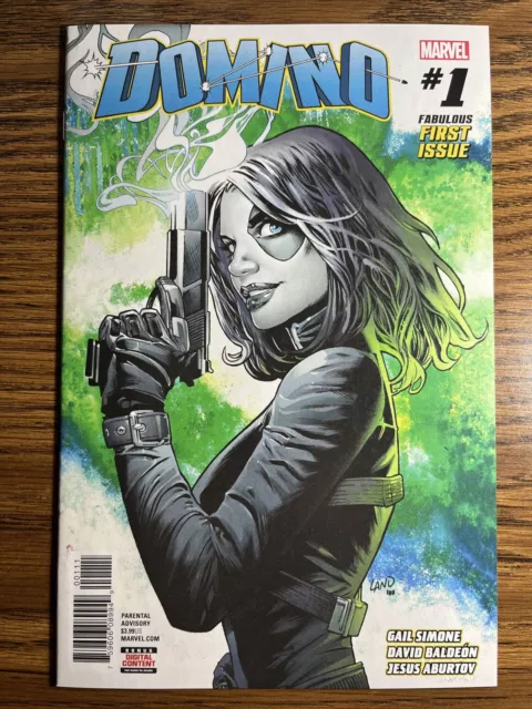 Domino 1 Nm Greg Land Variant Lady Deathstrike Marvel Comics 2018