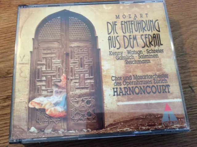 Mozart - Die Entführung aus dem Serail  [2 CD Box]  Teldec  Harnoncourt