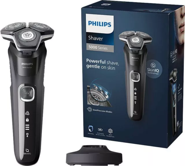 Philips Afeitadora Series 5000 S5898/25 Mojado Y - Afeitadora Seco Barba Nuevo