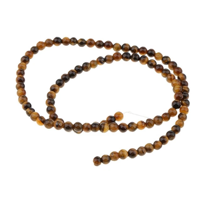 2X 1 brin d'oeil de tigre agate pierre perles en vrac diy artisanat bijoux 2