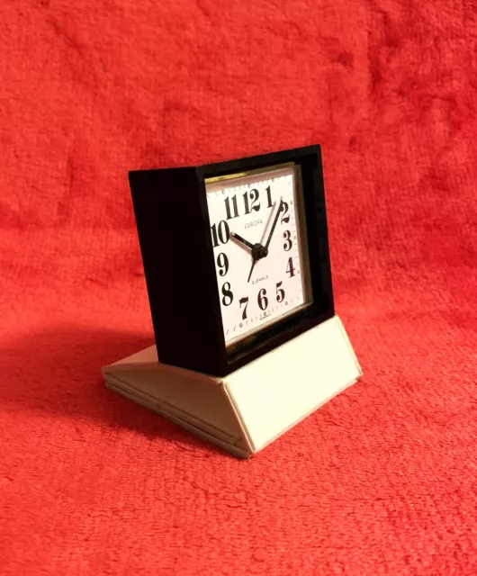 Old Vintage Small EUROPA German Travel Alarm Clock