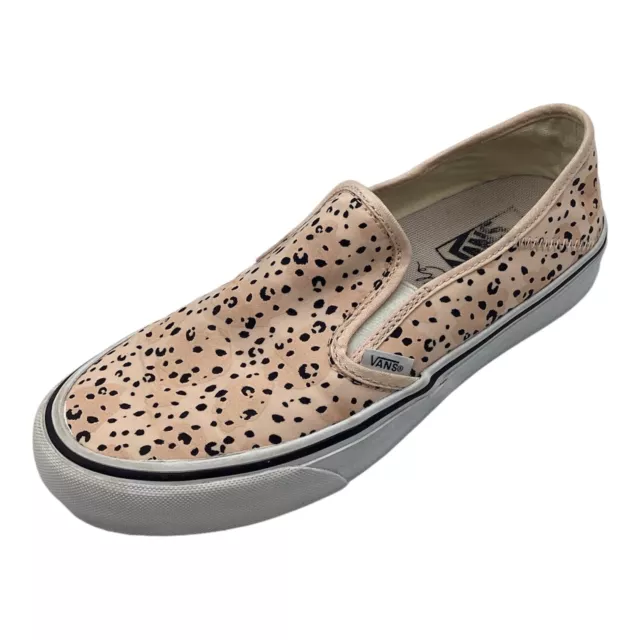 VANS LEILA WOMENS Pink Black Animal Print Textile Shoes Trainers Size UK 7 Used 29.99 PicClick UK