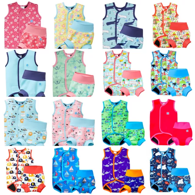 Splash About BabyWrap Happy Nappy MULTIBUY SET Baby Swim Kit Warm Wetsuit NEW