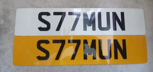 Cherished Personal Vehicle Registration Number  Plate On Retention.
