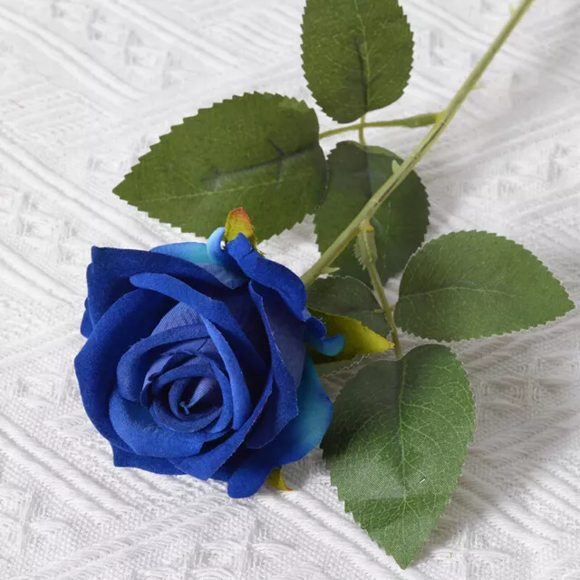 Single Silk Rose Bouquet Artificial Flower Garden Home Decor Festival Gift