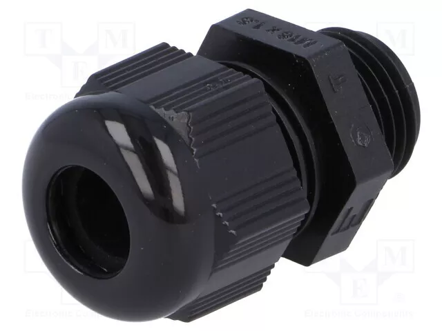 Presse-étoupe M16 IP68 Mat : Noir HT M16 RAL9005 92669 N 1,5