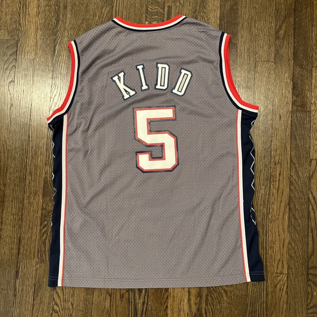 JASON KIDD NETS Jersey XL Nike Men’s Vintage New Jersey Brooklyn Gray
