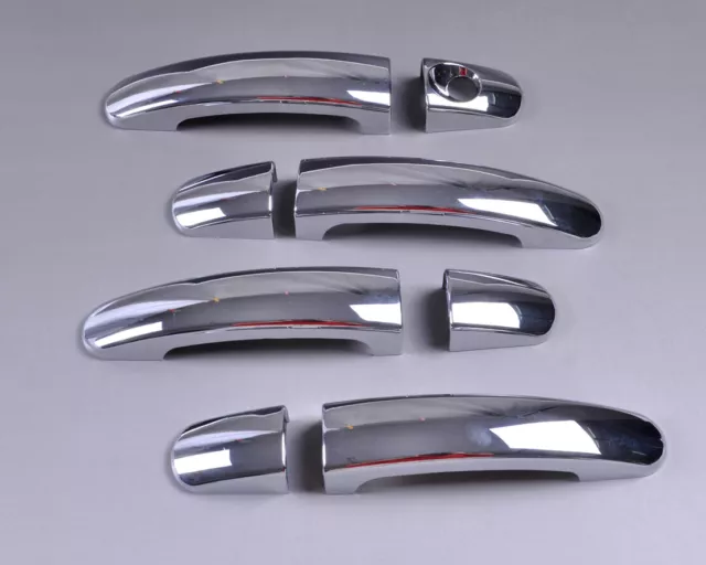4 set Chrome door handle trim cover outside Protecor fit for Ford Focus 2012-13 2