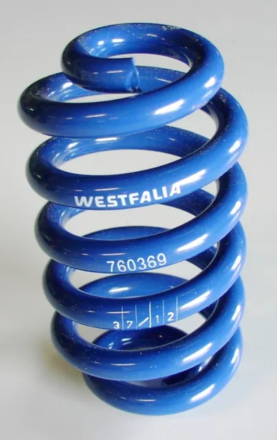 Westfalia Schraubenfeder Feder blau 1000 kg für PKW Anhänger Federung