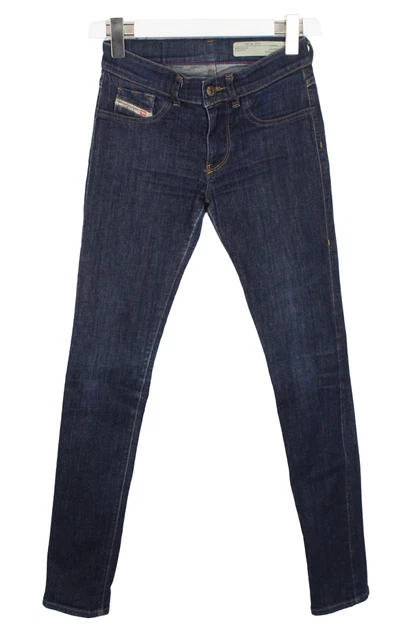 Jeans Diesel Livier 0881B Femme - Taille W25, Super Slim Bleu Foncé, Neuf Avec étiquettes