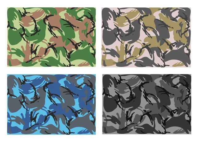 Dpm Texture BRITISH DPM AIRBRUSH STENCILS MILITARY CAMOUFLAGE CAMO TEXTURE Template ...