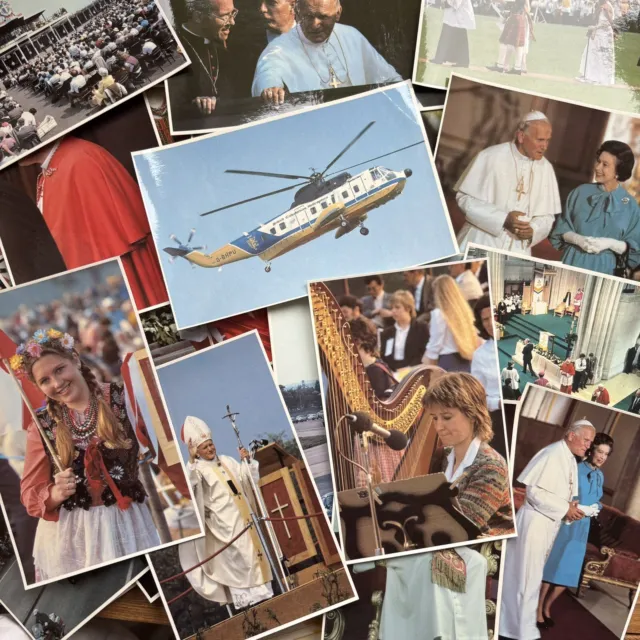 Full Set of 63 Vintage Papal Visit 1982 Postcards Pope John Paul II