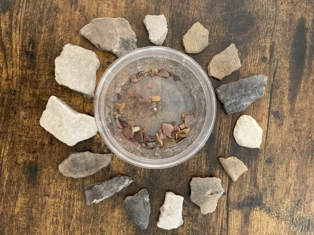 Pottery Shards, American Indian Artifacts Found In Caddo Parish Louisiana