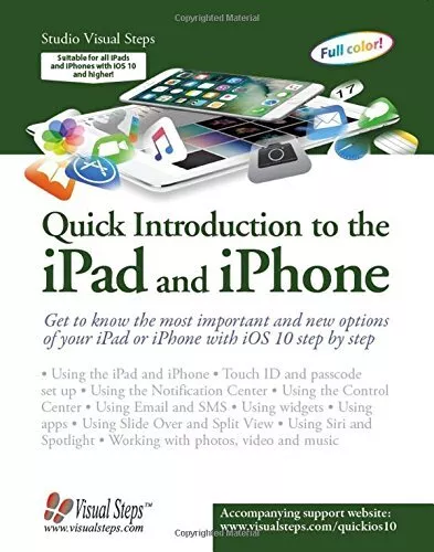 Quick Introduction to the iPhone ... by Studio Visual Steps Paperback / softback