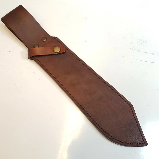 Fourreau en cuir simple pour main et demi épée (91 cm