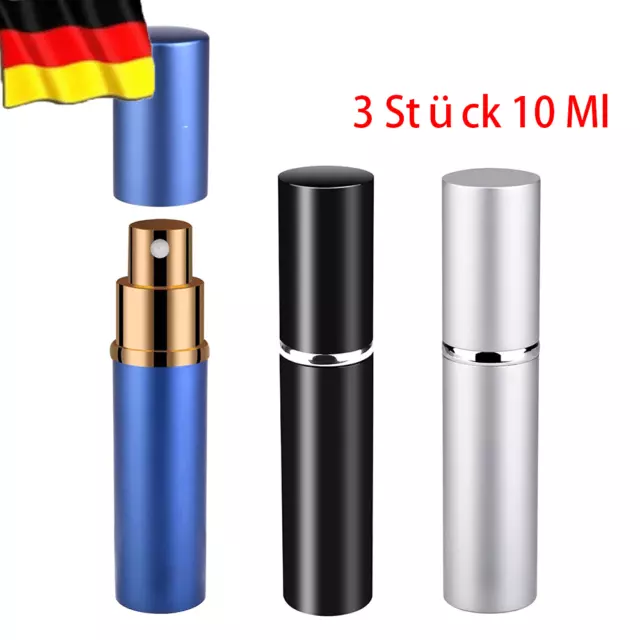 3x Parfüm Taschen Zerstäuber Flaschen Reise Parfum Flakon Leer 5ML Nachfüllbar