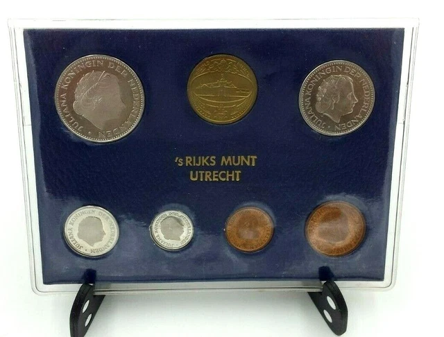 Monete Olanda Blister Anno 1979 Serie 1 Cnt A 2 1/2 Gulden Molto Bassa