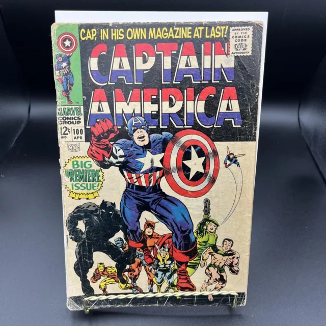 Captain America (1968) #100 Low Grade Poor Condition Ungraded Read Description