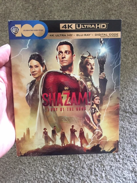 SHAZAM!: FURY OF the Gods 4K + Blu-ray + Digital BRAND NEW SEALED $23.
