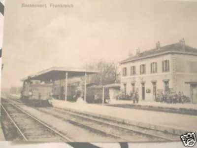 2478 CPA Bazancourt La Gare Ak Gare 1915 PC WWI