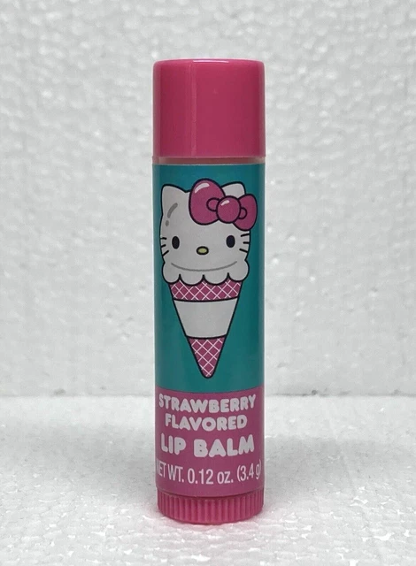 HELLO KITTY Strawberry Flavored Lip Balm 2023 Sanrio by Taste Beauty - SEALED