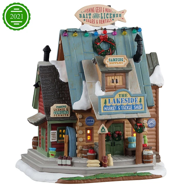 Lemax Christmas Village - The Lakeside Market & Tackle Shop - Vail Village, 2021
